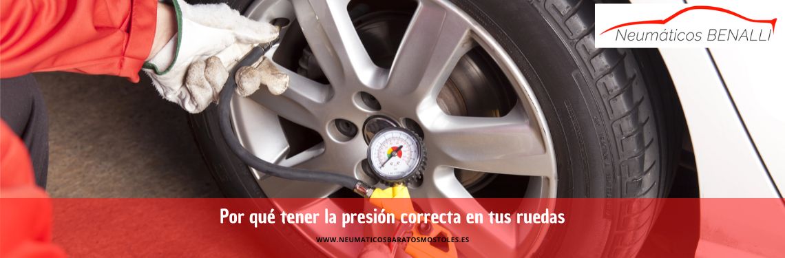 Por que tener la presión correcta en las ruedas